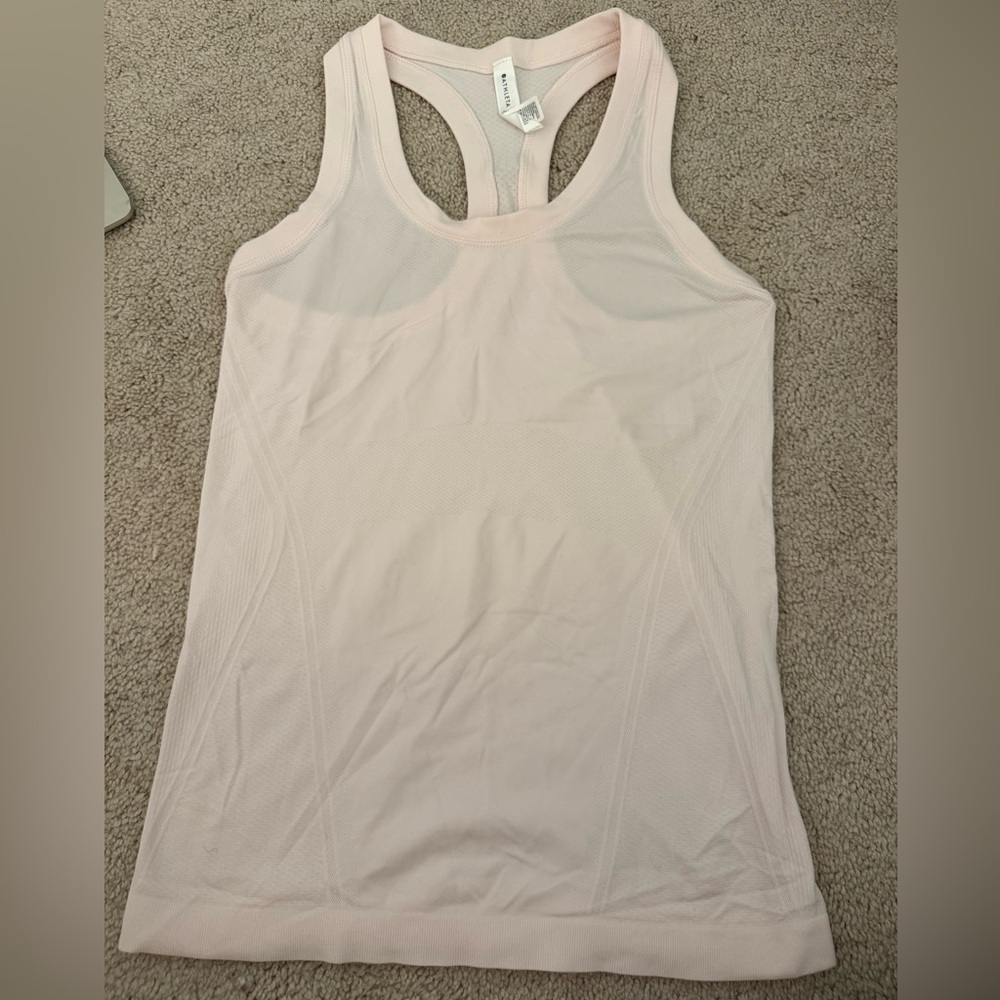Athleta Pink RacerBack Tank Top